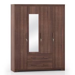 Hilton 4 door 2 drawer wardrobe finish spiced acacia lp