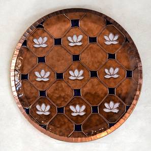 Ekibeki Design Ida Wall Plate (Brown, Small Size)