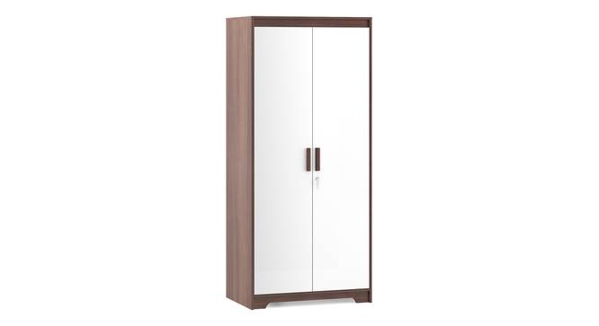 Miller 2 Door Wardrobe (Two-Tone Finish, Without Mirror, Without Drawer Configuration, 5.95 Feet Height) by Urban Ladder - Cross View Design 1 - 381881