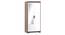 Miller 2 Door Wardrobe (Two-Tone Finish, With Mirror, Without Drawer Configuration, With Lock, 5.95 Feet Height) by Urban Ladder - Cross View Design 1 - 381888