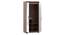 Miller 2 Door Wardrobe (Two-Tone Finish, With Mirror, Without Drawer Configuration, With Lock, 5.95 Feet Height) by Urban Ladder - Cross View Storage Image Design 1 - 381890