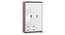 Miller 3 Door Wardrobe (Two-Tone Finish, 2 Drawer Configuration, With Mirror, With Lock) by Urban Ladder - Cross View Design 1 - 381902