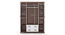 Miller 4 Door Wardrobe (Two-Tone Finish, 2 Drawer Configuration, With Mirror, With Lock) by Urban Ladder - Design 1 Image 1 - 381919