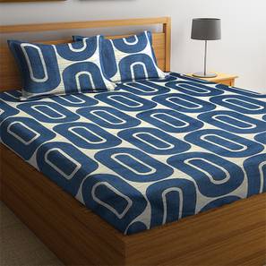 Bedsheets Design Multi Coloured TC Poly Cotton King Size Bedsheet with Pillow Covers
