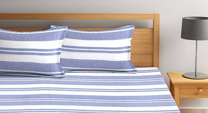 Ashlyn Bedcover (Blue, King Size) by Urban Ladder - Front View Design 1 - 381999