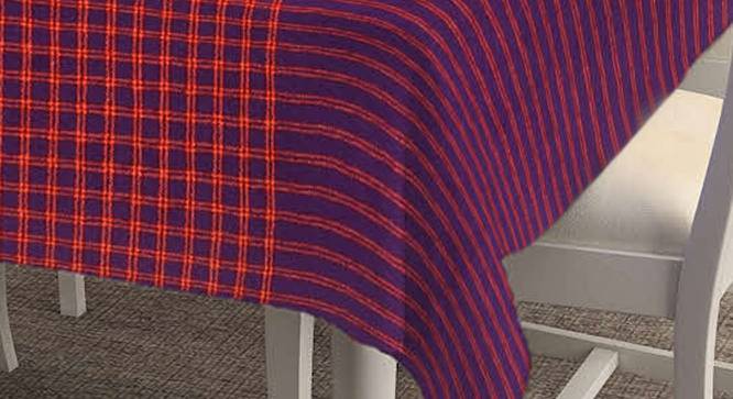 Asfir Table Cover (Purple, 182 x 132 cm  (72" x 52") Size) by Urban Ladder - Cross View Design 1 - 382001