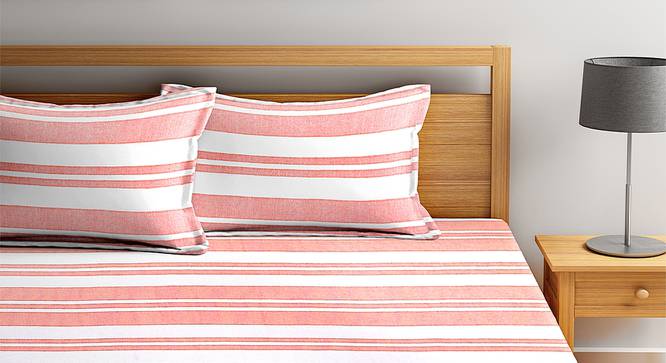 Bonnie Bedcover (Orange, King Size) by Urban Ladder - Front View Design 1 - 382063