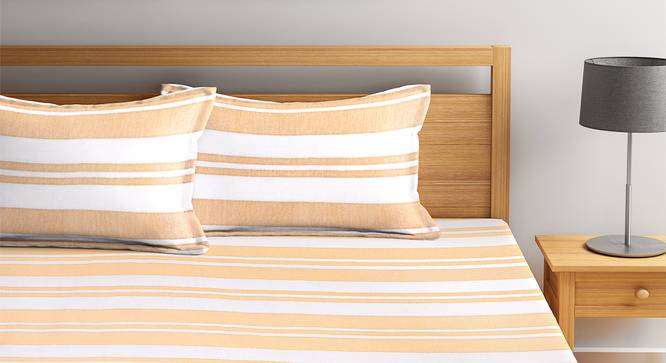 Colby Bedcover (Mustard, King Size) by Urban Ladder - Front View Design 1 - 382177