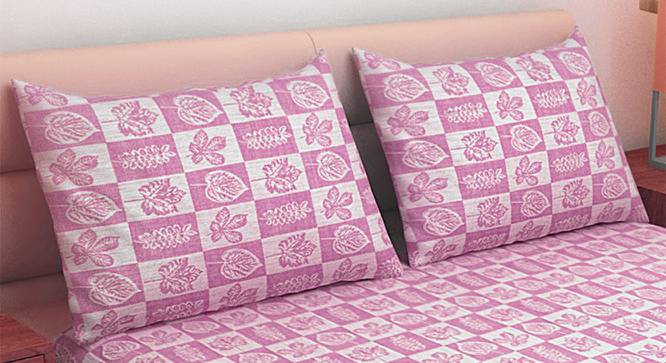 Felicity Bedcover (Pink, King Size) by Urban Ladder - Front View Design 1 - 382306