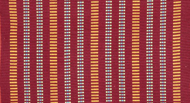 Fayetta Dhurrie (Red, 180 x 50 cm  (71" x 20") Carpet Size) by Urban Ladder - Cross View Design 1 - 382309