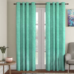 Products At 70 Off Sale Design Green Poly Cotton Door Curtain - Set of