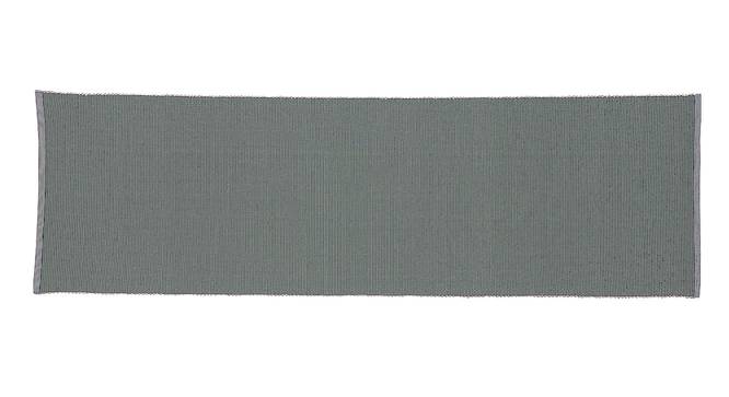 Joyce Dhurrie (Grey, 240 x 75 cm  (94" x 29") Carpet Size) by Urban Ladder - Front View Design 1 - 382593