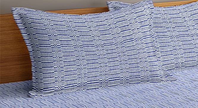 Joey Bedcover (Blue, King Size) by Urban Ladder - Cross View Design 1 - 382604