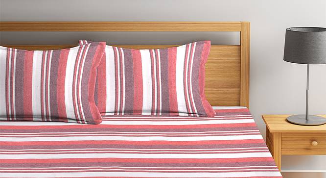Katelyn Bedcover (Red, King Size) by Urban Ladder - Front View Design 1 - 382638