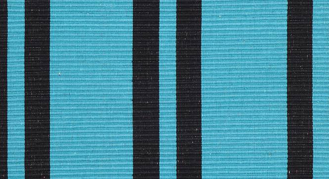 Kika Dhurrie (Blue, 120 x 50 cm  (47" x 20") Carpet Size) by Urban Ladder - Cross View Design 1 - 382640