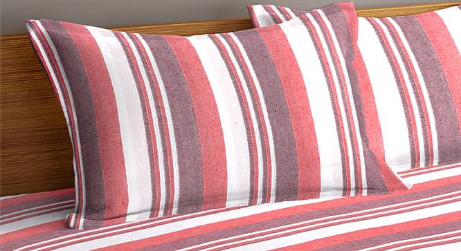 Katelyn Bedcover (Red, King Size) by Urban Ladder - Cross View Design 1 - 382647