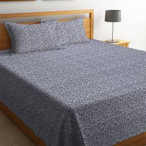 Bedsheets Design Lewis Bedcover (Grey, King Size)