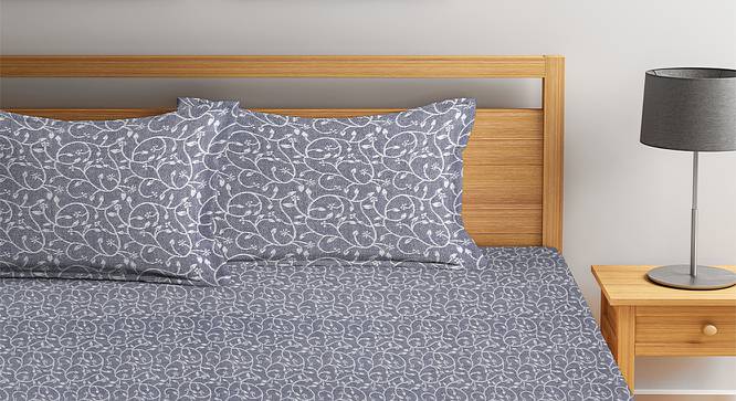 Lewis Bedcover (Grey, King Size) by Urban Ladder - Front View Design 1 - 382675