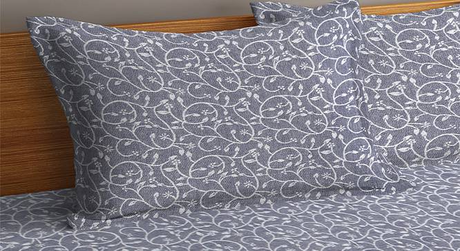 Lewis Bedcover (Grey, King Size) by Urban Ladder - Cross View Design 1 - 382683