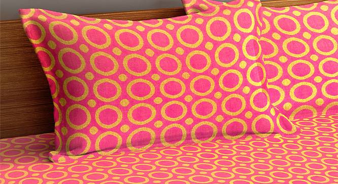 Kody Bedcover (Pink, King Size) by Urban Ladder - Cross View Design 1 - 382686
