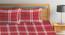 Libby Bedcover (Red, King Size) by Urban Ladder - Front View Design 1 - 382719