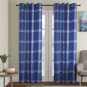 Lorena door curtains set of 2 blue lp