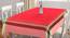 Lucy Table Cover (Red, 150 x 230 cm  (60" x 90") Size) by Urban Ladder - Front View Design 1 - 382755