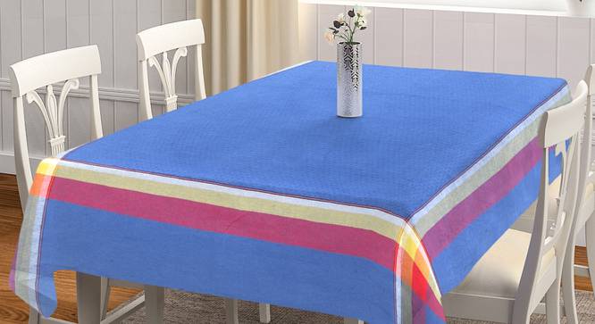 Mariposa Table Cover (Blue, 150 x 230 cm  (60" x 90") Size) by Urban Ladder - Front View Design 1 - 382797