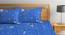 Marley Bedsheet Set (Blue, King Size) by Urban Ladder - Front View Design 1 - 382803