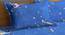 Marley Bedsheet Set (Blue, King Size) by Urban Ladder - Cross View Design 1 - 382812
