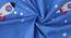 Marley Bedsheet Set (Blue, King Size) by Urban Ladder - Design 1 Side View - 382821
