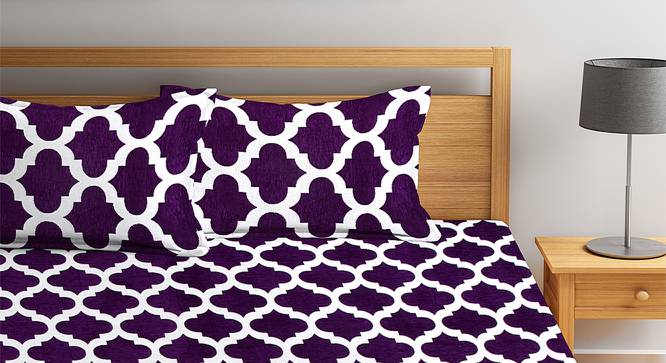 Nellie Bedcover (Purple, King Size) by Urban Ladder - Front View Design 1 - 382848