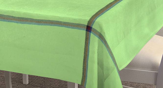 Minnie Table Cover (150 x 150 cm  (60" x 60") Size, Light Green) by Urban Ladder - Cross View Design 1 - 382851