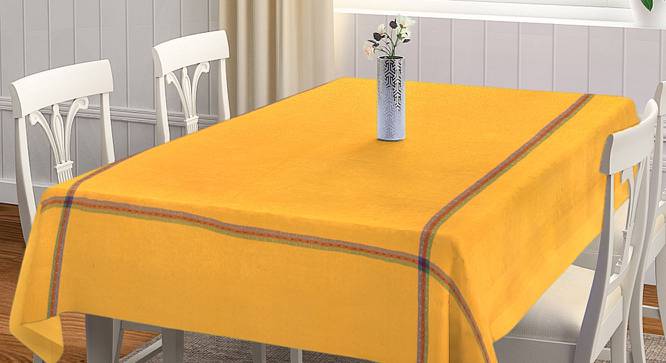 Piccolo Table Cover (Yellow, 150 x 230 cm  (60" x 90") Size) by Urban Ladder - Front View Design 1 - 382933