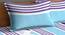 Piper Bedsheet Set (Blue, King Size) by Urban Ladder - Cross View Design 1 - 382944