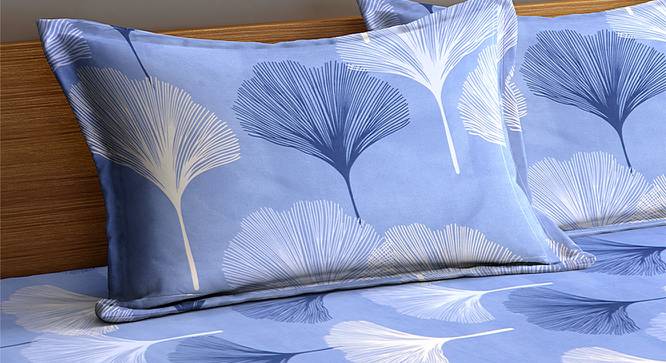 Amei Bedsheet Set (Blue, King Size) by Urban Ladder - Cross View Design 1 - 383084