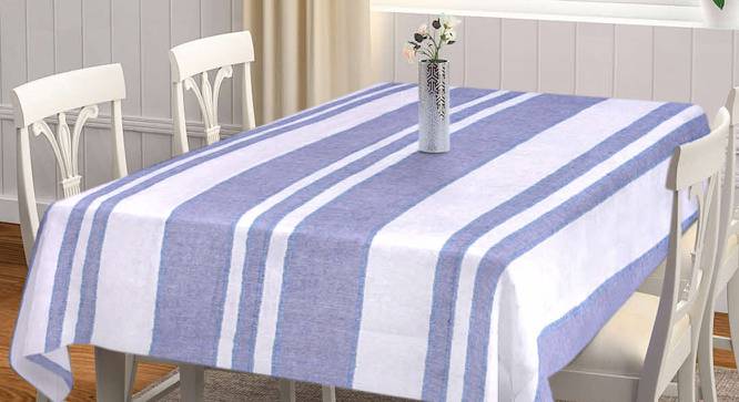 Sol Table Cover (Blue, 182 x 132 cm  (72" x 52") Size) by Urban Ladder - Front View Design 1 - 383114