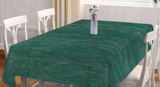 Sparkle Table Cover (Green, 182 x 132 cm  (72" x 52") Size) by Urban Ladder - Front View Design 1 - 383115
