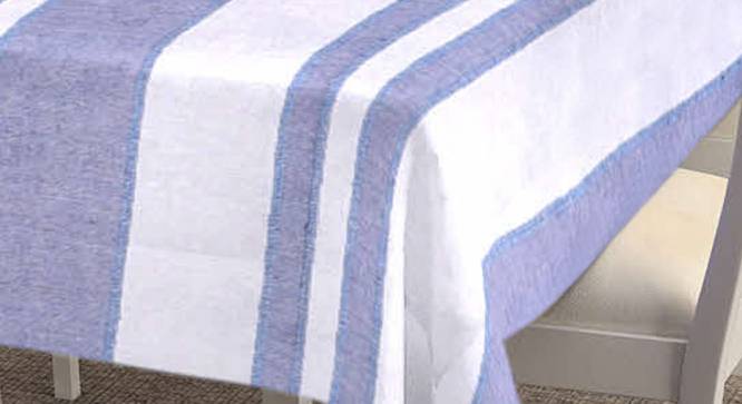 Sol Table Cover (Blue, 182 x 132 cm  (72" x 52") Size) by Urban Ladder - Cross View Design 1 - 383122