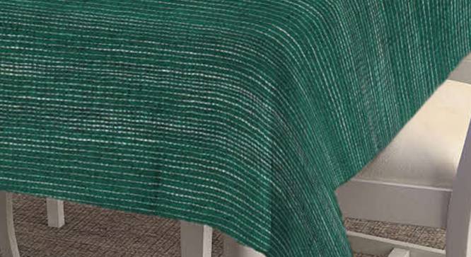 Sparkle Table Cover (Green, 182 x 132 cm  (72" x 52") Size) by Urban Ladder - Cross View Design 1 - 383123