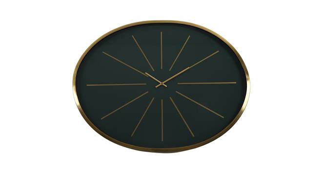 Florence Wall Clock (Gold & White) by Urban Ladder - Front View Design 1 - 383342