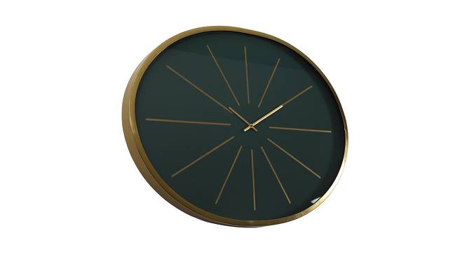 Florence Wall Clock (Gold & White) by Urban Ladder - Cross View Design 1 - 383361