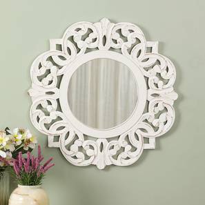 Frances wall mirror  white lp