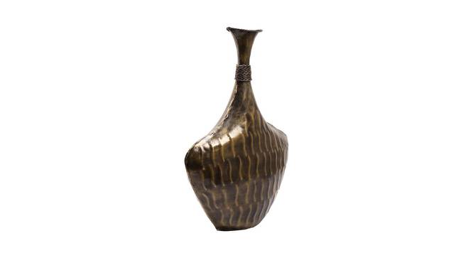 Priscilla Vase (Antique Brass) by Urban Ladder - Front View Design 1 - 383535