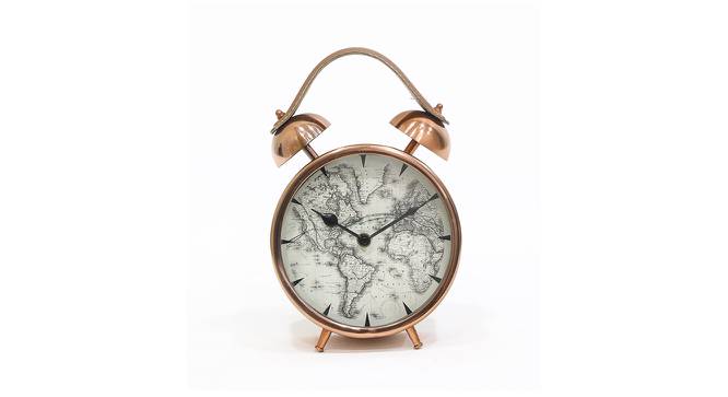 Neil Wall Clock (Antique Copper) by Urban Ladder - Front View Design 1 - 383542