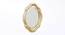 Warren Wall Mirror (Gold, Round Mirror Shape, Simple Configuration) by Urban Ladder - Cross View Design 1 - 383612