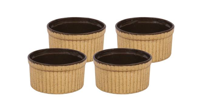 Birch Dessert Bowls (Brown) by Urban Ladder - Front View Design 1 - 383650