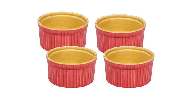 Birch Dessert Bowls (Pink) by Urban Ladder - Front View Design 1 - 383652