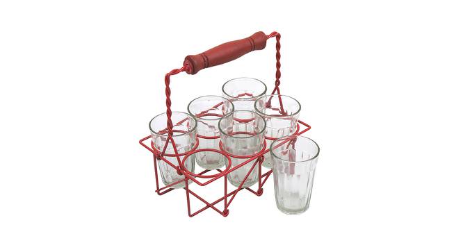 Lyndon Glasses Set of 6 (Red) by Urban Ladder - Front View Design 1 - 383838