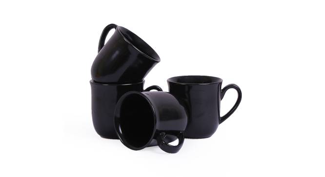 Nelda Cups Set of 4 (Black) by Urban Ladder - Front View Design 1 - 383846